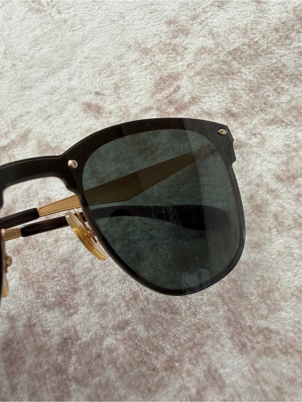 RAY-BAN - Blaze Clubmaster Sunglasses - Polarized - Picture 9 of 11